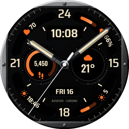 Aviator watch face