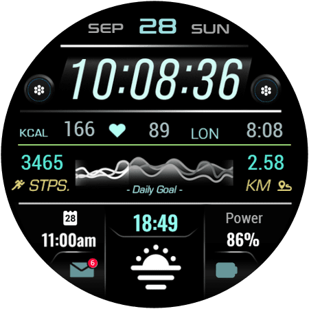 RE05 watch face