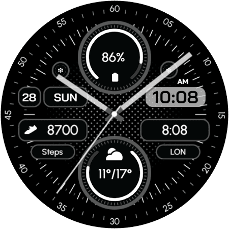 RE54 watch face