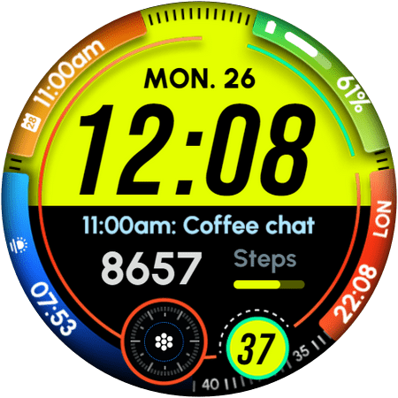 RE60 watch face