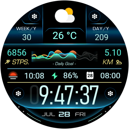 RE28 watch face