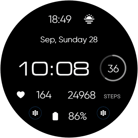 RE16 watch face