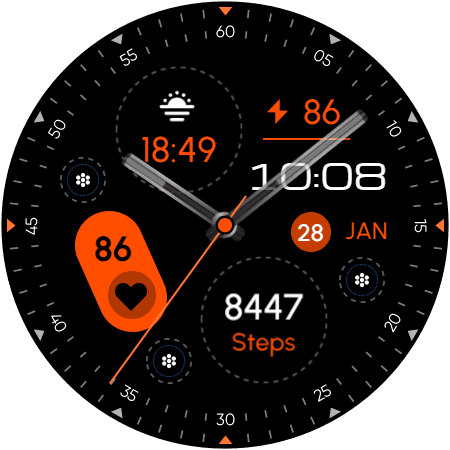 RE43 watch face