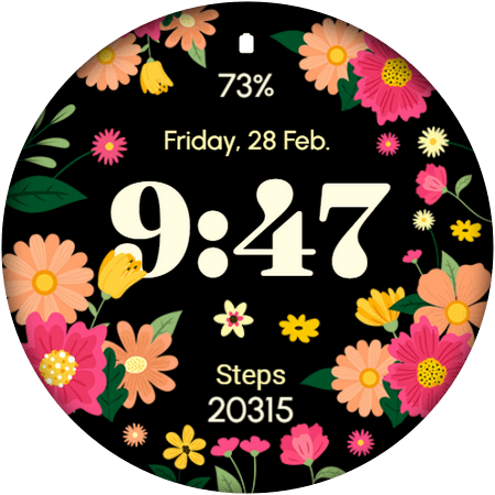 A02s watch face