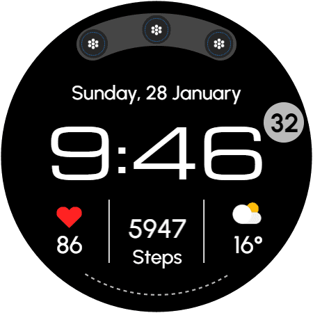 RE42 watch face