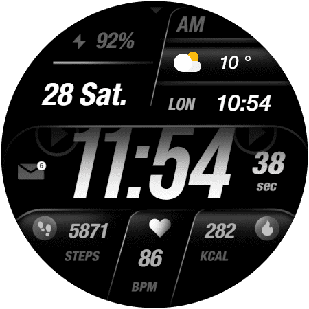 RE07 watch face