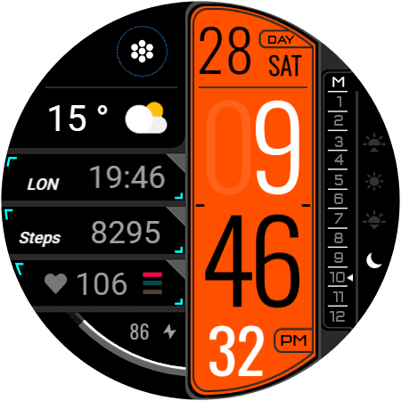 RE34 watch face