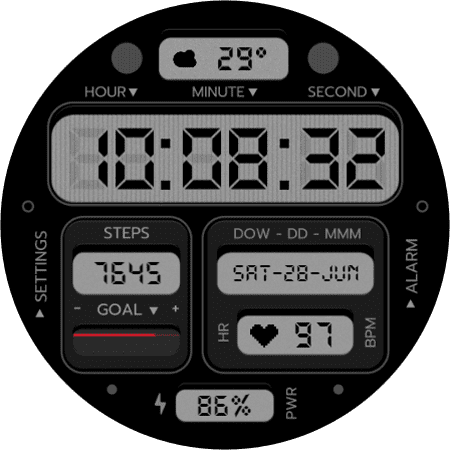 TVV05 watch face