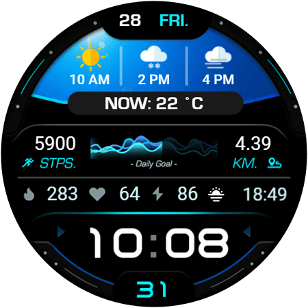 RE15 watch face